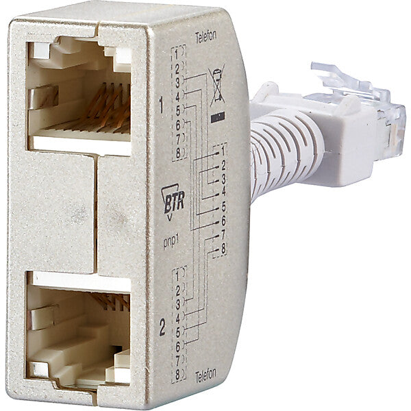 METZ CONNECT Cable-sharing-Adapter ISDN/ISDN 130548-01-E Set